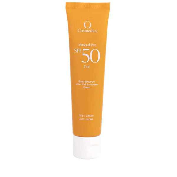 O Cosmedics Mineral Pro SPF50 Sunscreen Tinted 75g - Bare Skincare and ...